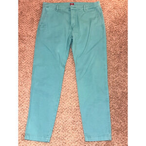 Levi's XX Chino Standard Taper Men’s Pants Teal Blue 32x30 Casual Stretch Chinos